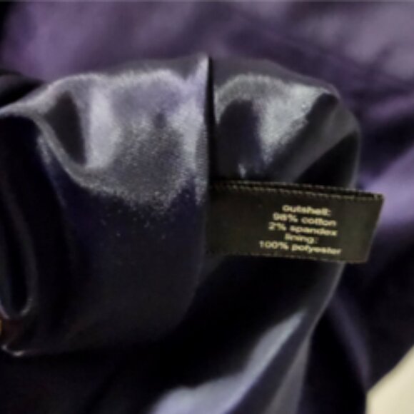 The Limited Deep Amethyst Purple Pleated A-Line Cotton Skirt Size XS - Picture 7 of 8